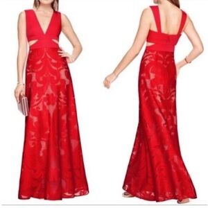 BCBGMaxAzria Marilyn Red Lace Dress